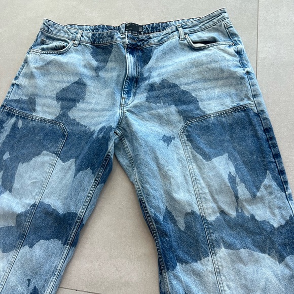 ASOS CURVE TYEDYE JEANS - Picture 3 of 7